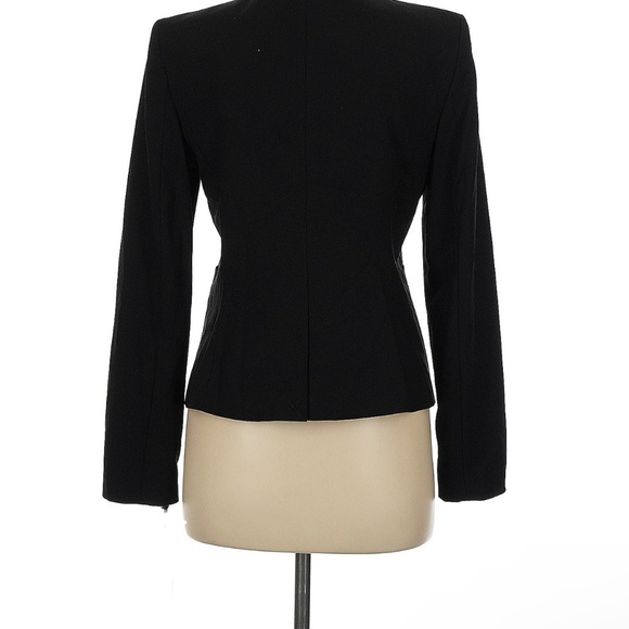 Calvin Klein Black Tailored Blazer with Notched Lapels NWOT - Picture 2 of 12